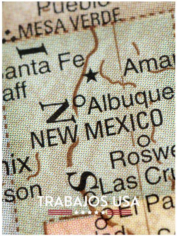Tipos-de-Trabajos-en-Nuevo-Mexico-por-distritos